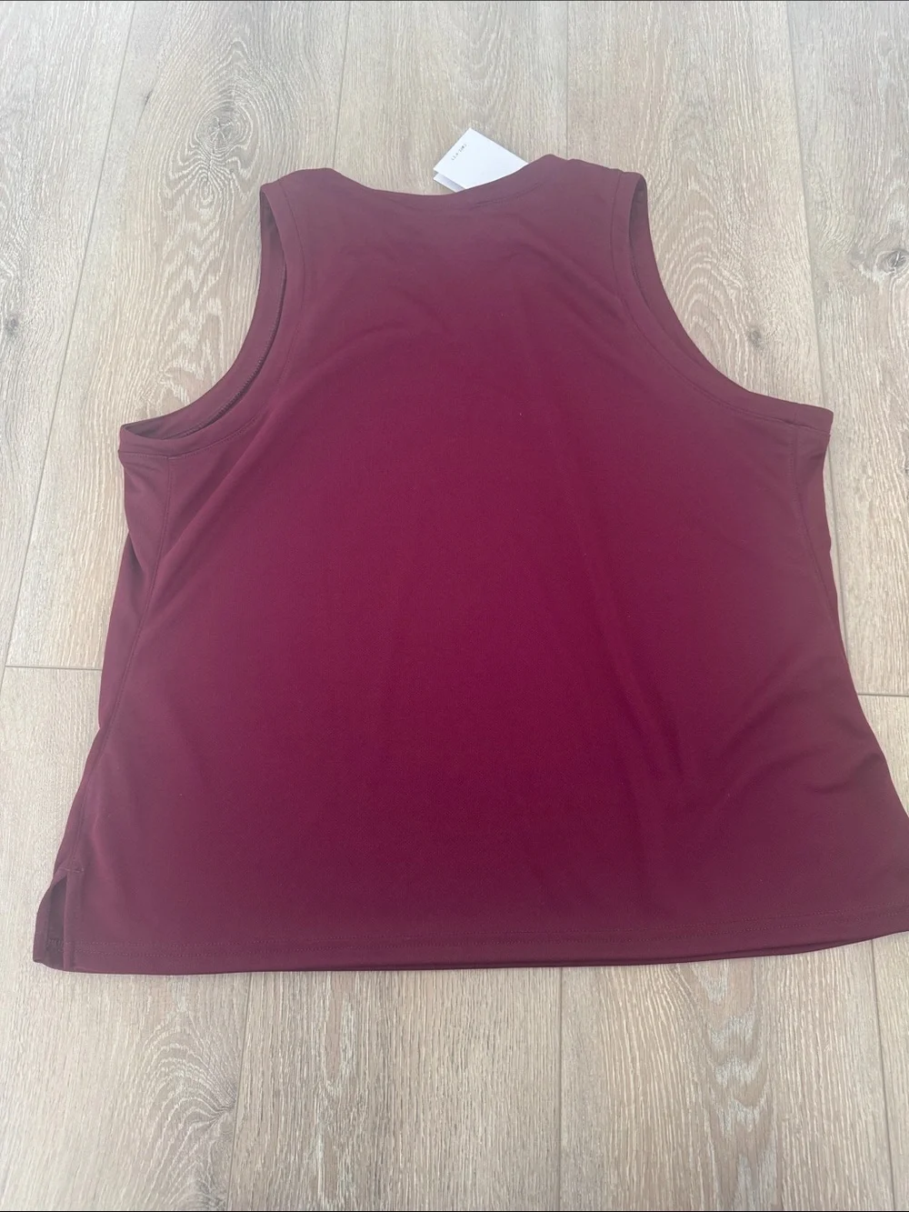 Nike Women’s Burgundy V-Neck Athletic Tank with White Swoosh / Lacrosse🥍